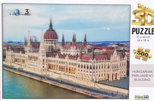 Magyar parlament 3D puzzle, 500 darabos