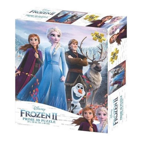 Disney Frozen - Jégvarázs 3D puzzle, 500 darabos