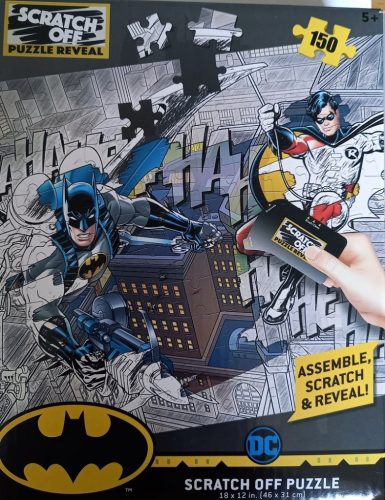 DC COMICS Batman és Robin kaparós puzzle, 150 darabos