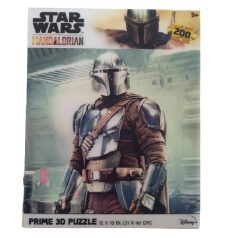   Csillagok háborúja - Star Wars The Mandalorian 3D puzzle, 200 darabos