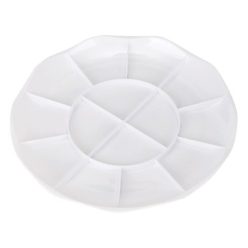 Festőpaletta 19 cm DELI műanyag 14 részes