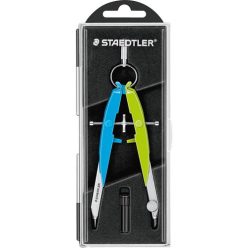   Körző Staedtler Mars Comfort 556 Neon 1 precíziós geometriai kék/zöld pótheggyel