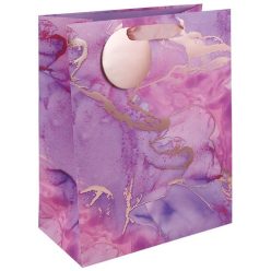   Dísztasak Clairefontaine/Eurowrap 26,5x33 cm rózsaszín márvány