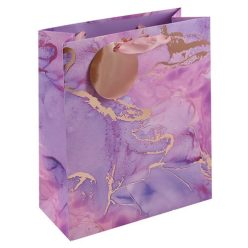   Dísztasak Clairefontaine/Eurowrap 21,5x25,3 cm rózsaszín márvány