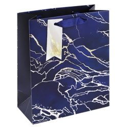   Dísztasak Clairefontaine/Eurowrap 21,5x25,3 cm kék márvány