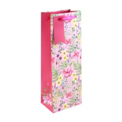   Dísztasak Clairefontaine/Eurowrap 12,7x35,5 cm boros, virágos