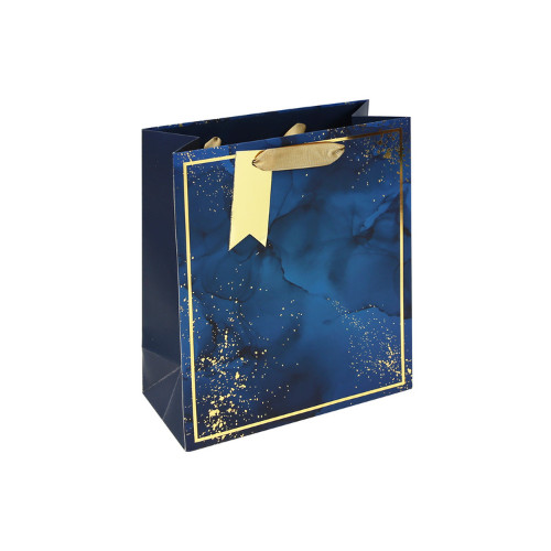 Dísztasak Clairefontaine/Eurowrap 21,5x25,3 cm kék márvány