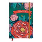 Napló Clairefontaine Frida Kahlo A/6 80 lapos, kemény fedeles, sima, gumis záródás, vegyes minta