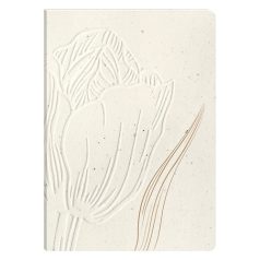   Jegyzetfüzet Clairefontaine Tulip paper, A/6, 10,5x14,8cm, 64 lapos, sima
