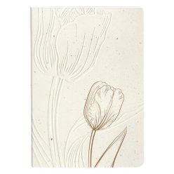   Jegyzetfüzet Clairefontaine Tulip paper, A/5, 14,8x21cm, 64 lapos, pontozott