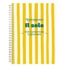 Jegyzetfüzet Clairefontaine Dolce Amore A/5, spirálos, 74 lapos, vonalas, vegyes minta