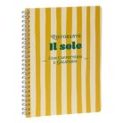 Jegyzetfüzet Clairefontaine Dolce Amore A/5, spirálos, 74 lapos, vonalas, vegyes minta