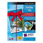 Fotópapír Avery Zweckform A/4 180g 100 lap/csomag tintasugaras fényes E2496