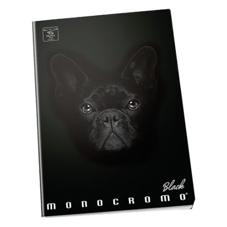 Notesz Pigna Moncromo Black Dog A/5, vonalas
