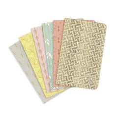   Füzet Clairefontaine Neo Deco Spring/Summer 11x17 cm, 48 lapos, vonalas, puha fedeles, vegyes