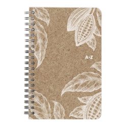   Mutató Clairefontaine Jeans & Cocoa 11x17 cm 50 lapos, vonalas, spirálos, Cocoa motívum, vegyes