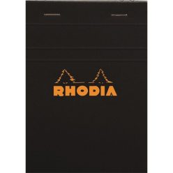   Jegyzettömb Clairefontaine Rhodia Black A/4 80 lapos kockás