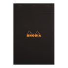 Jegyzettömb Clairefontaine Rhodia Black A/5 80 lapos vonalas margós