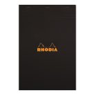 Jegyzettömb Clairefontaine Rhodia Black A/5 80 lapos vonalas margós