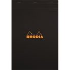 Jegyzettömb Clairefontaine Rhodia Black A/6 80 lapos kockás