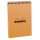 Jegyzettömb spirálos Clairefontaine Rhodia Orange A/5 80 lapos kockás