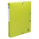 Füzetbox PP Exacompta Pop N Co A/4 40 mm gerinccel vegyes színek