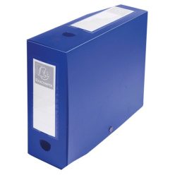  Füzetbox PP Exacompta Opaque A/4 100 mm gerinccel patentos kék