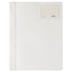   Gyorsfűző PVC Durable A/4 azonos előlappal extra széles fehér