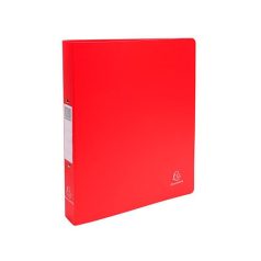   Gyűrűs könyv Exacompta Opaque A/4 Maxi 2 gyűrűs 40 mm gerinccel PP piros