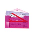 Irattartó tasak Herma DL 22x12 cm patentos pink