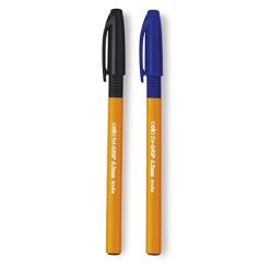   Golyóstoll Cello Tri-Grip sárga tolltest 0,7 mm kék eldobható