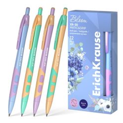   Golyóstoll ErichKrause XR-30 Matic&Grip Pastel Bloom 0.7 mm kék vegyes színek