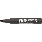 Marker Permanent 12 vágott fekete