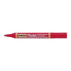 Marker Pentel N850-B permanent kerek 4.2 mm piros
