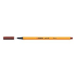 Tűfilc Stabilo Point 88 0,4 mm vörösbarna 88/75