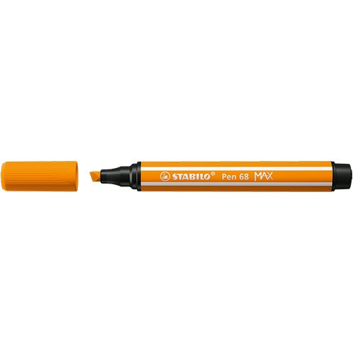 Rostirón Stabilo Pen 68 MAX prémium vágott heggyel narancs