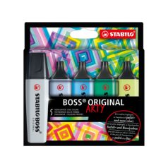   Szövegkiemelő Stabilo Boss Original Arty 5 db-os klt. hideg színek