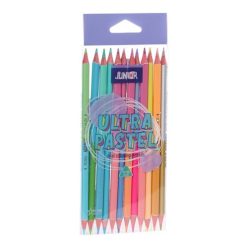   Színes ceruza Junior pasztell Ultra dual háromszög alakú, 12 darabos
