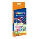 Színes ceruza  Y-Plus+ Rainbow akvarell hegyezővel 12 db-os klt.
