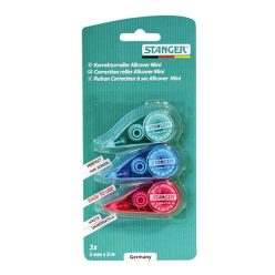   Hibajavító roller Stanger Allcover 5 mm x 5 m mini eldobható vegyes színek 3 db/bliszter