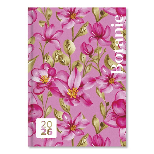 Határidőnapló Period Botanic B/6 heti Pink papír 2026