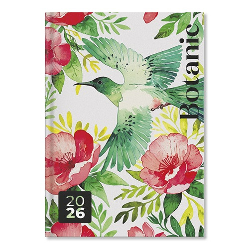 Határidőnapló Period Botanic B/6 heti White papír 2026