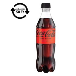 Üditő Coca Cola Zero 0.5l  DRS