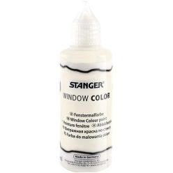 Kreatív üvegmatrica festék Stanger 80 ml víztiszta
