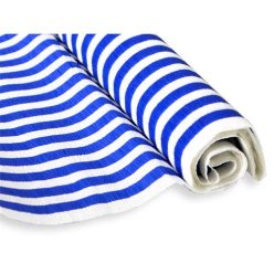   Krepp-papír Jolly 50x200 cm 28g/m2 fehér sötétkék csíkos