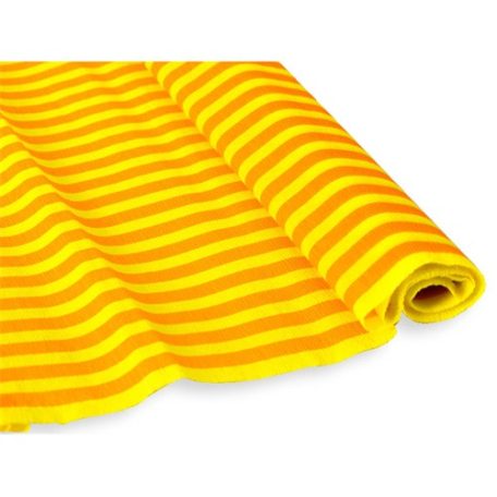 Krepp-papír Jolly 50x200 cm 28g/m2 sárga narancs csíkos