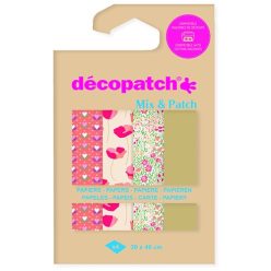   Kreatív decoupage papír Clairefontaine Décopatch 4 mintával ref. DP032C