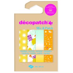   Kreatív decoupage papír Clairefontaine Décopatch 4 mintával ref. DP034C