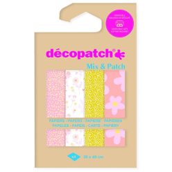   Kreatív decoupage papír Clairefontaine Décopatch 4 mintával ref. DP036C