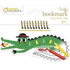   Kreatív színező Avenue Mandarine Graffy könyvjelző Krokodil